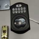 TEEHO TE004 Keyless Entry Keypad Door Lock with Handle - Smart Digital Electronic Lock for Interior Door with Anti-Peeping, Auto Lock & Passage Mode - Easy Installation - Matte Black