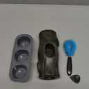 Idepet 3 in 1 Dog Frozen Treat Toy,Interactive Chew Indestructible Toys for Anxiety Relief Puzzle Feeder Keep Dogs Busy Long-Lasting Enrichment Freezable Doggy Dispenser for Aggressive Chewer