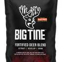 Big Tine Fortified Deer Blend, 10 lbs, Cherry Rush Flavor, Whole Grain Feed, Nitro Mineral Formula, Nutritious, Packed with Vitamins and Minerals, Supports Antler Growth, Gravity or Ground Feeding (EXP 08/31/26)