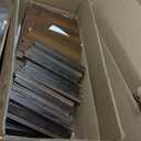 TVU 6-Tier Wooden Book Shelf, Floor-Standing Display Bookcase, 77.2" H x 31.5" W x 11" D Bookshelf, Farmhouse Style Book Case with Arched Base, Suitable for Living Room, Study, Office, Walnut