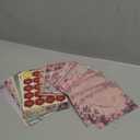 TaoBary 160 Packs Stationery Paper Set (50 Double Sided Stationery Writing Papers 50 Matching Envelopes) 60 Round Dot Sticker, 10 Design(Vintage Floral,8.5 x 11 Inch)
