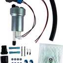 F90000285 Fuel Pump (Universal E85) with 400-1168 Install Kit Compatible with 525LPH Hellcat E85 Engine Repair Kit