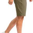 Soothfeel Men's Golf Shorts with 5 Pockets Stretch Lightweight Quick Dry 9 Inch Flat Front Casual Work Dress Shorts for Men (XL)