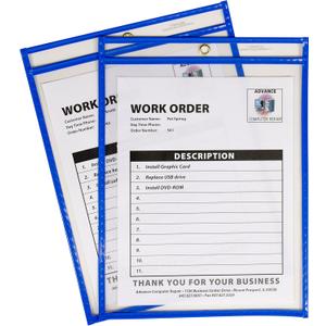 C-Line Deposit Ticket Holders, Neon (CLI43915), Insert size 9" x 12" (Box of 15)