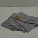 Homaxy 100% Cotton Terry Kitchen Towels(Light Grey, 13 x 28 Inches), Checkered Designed, Soft and Super Absorbent Dish Towels, 4 Packs