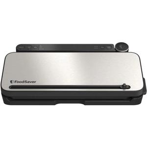 FoodSaver Vacuum Sealer Machine with 4 Settings Including Pulse and Marinate with Sealer Bags and Roll, Handheld Vaccum Sealer for Airtight Food Storage and Sous Vide, Black