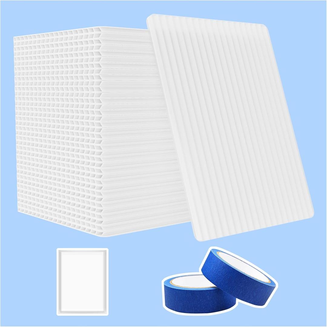 200ct Trading Card Shipping Protectors - 3.5" x 4.5" White Graded Card Sleeves for Mailing, Premium Lightweight & Reusable Shipping Supplies for Top Loaders, Semi-Rigids, Plastic Card Protector
