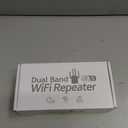 WiFi Repeater Signal Extender, Extends Coverage to 12880 Sq.ft, Handles 105 Devices, Dual-Band 5GHz/2.4GHz Wireless Repeater Amplifier, WiFi Extender for Home Use
