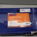 Smead Portable Expanding File Box, 19 Pockets, Blank Tabs, Printed Labels, Latch Closure, Legal Size, Blue (70806)