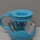 Ecolution Patented Micro-Pop Microwave Popcorn Popper with Temperature Safe Glass, 3-in-1 Lid Measures Kernels and Melts Butter, Made Without BPA, Dishwasher Safe, 3-Quart, Teal