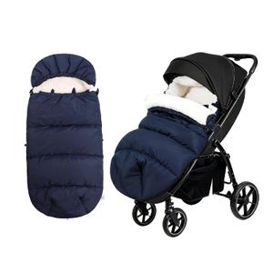 Waterproof &Thicken Universal Stroller Blanket for Babies,Toddler's Stroller Sleeping Bag & Footmuff & Bunting & Cover for Autumn Winter (Blue)