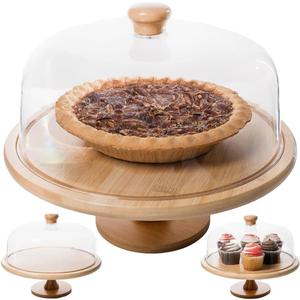 ANGORA BRANDS Cake Stands with Dome - Stylish Cake Stand with Dome - Stand With Lid- Cake Holder with Dome - Decorative Dome for Cake Stand by Antere
