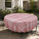 Round Table Cover With Elastic Edge, 45 Inch Diameter