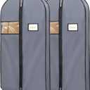 Baleine Garment Bag, Black, 24"×60"