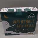 LUMARA Inflatable Bed Rail for Toddlers 2 Pack - Portable Travel Bed Bumpers for Kids Fits Twin Full Queen King Size Beds - Non-Slip Safety Guard Rails