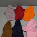 6 Pieces Dog Hoodie Dog Clothes Sweaters with Hat, Pet Winter Clothes Warm Hoodies Coat Sweater for Small Dogs Chihuahua (XS)