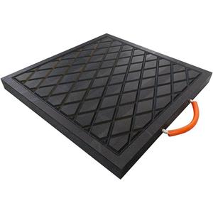 18 X 18 X 1.5 inchs Non-Slip Rv Jack Pads, Camper Outrigger Pads with Handle, Heavy Duty Stabilizing Blocks for Truck/Trailer/Crane