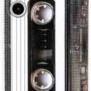 FAteamll Case for Galaxy S24 FE Shockproof Scratchproof with TPU Soft Bumper Retro Cassette Tape Case Compatible with Samsung Galaxy S24 FE