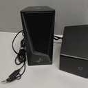 Nylavee Computer Speakers, PC Speakers with 6 Lighting Modes, USB Powered Computer Speakers for Desktop PC with 2 Bass-Boost Ports, 2 Speaker Units, and 3.5mm Aux-in for PC, Laptop, Monitor, Gaming (Black)