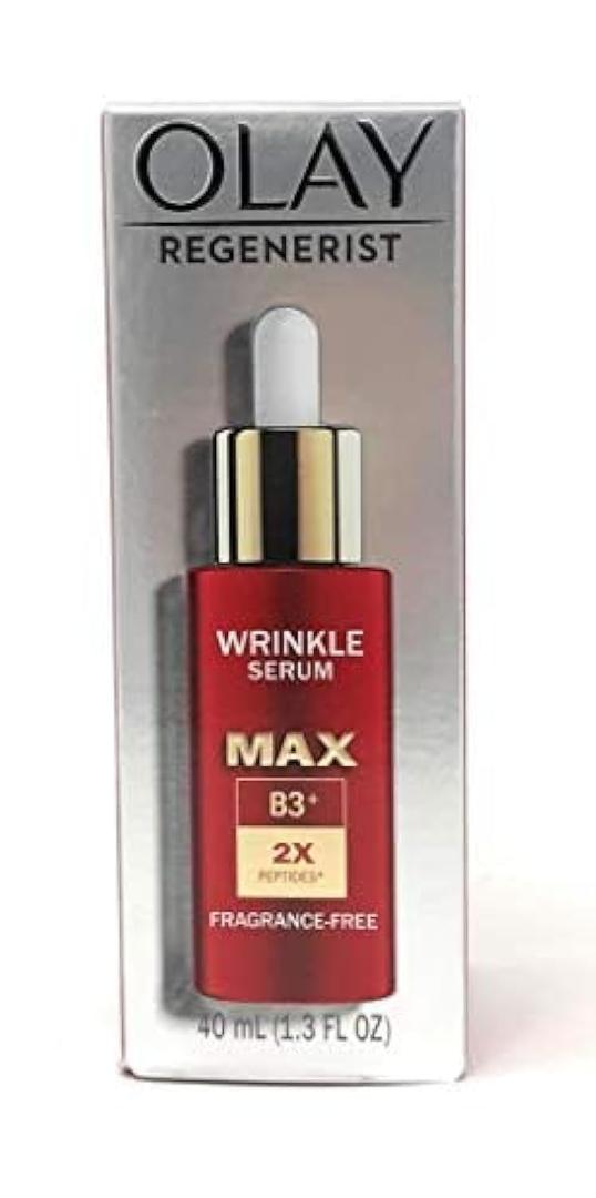 Olay Niacinamide Serum MAX Wrinkle Reducing, Fragrance  Free, 1.3oz. (40 mL)