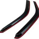 in Channel Classic Style Smoke Window Visors Deflector Vent Shade Guard 2 Pieces Compatible with 94-01 Dodge Ram 1500/94-02 2500/3500