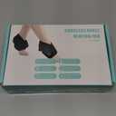 Cordless Ankle Massager for Pain Relief, Foot Ankle Massage, Ankle Heating Pad, Heated Ankle Wrap, Foot Renew Massager for Neuropathy, Ideal for Home, Travel, Everyday Use, Black