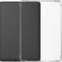 Kindle Cover for 6" Kindle 10th Gen (2019) - Military Drop Protection, Slim Fit, Non-Slip TPU Bumper, Clear