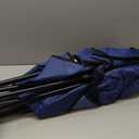 Coleman Portable Camping Chair with 4-Can Cooler, Cushioned Seat & Back with Side Pockets & Cup Holder, Carry Bag Included, Great for Camping, Tailgating, Firepits, Patio, & More (Blue)