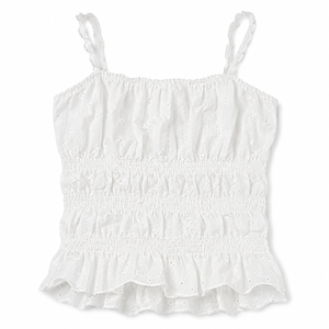 Girls Top XL 14 White