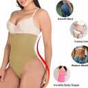 Hioffer 328 Women Waist Cincher Girdle Tummy Slimmer Sexy Thong Panty Shapewear (L)