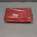 Purse Organizer Insert, Handbag Organizer with Zipper, Tote Shaper with Cup Holder & Keychain, Compatible with LV, Neverfull, MK, COACH, Longchamp, Kate Spade Red-Sl. Lg