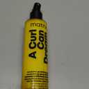Matrix A Curl Can Dream Scrunch N' Go Defining Spray For Wavy and Curly Hair - Frizz Control and Heat Protection Hair Spray, With Manuka Honey Extract The Spray Part Is Bent