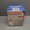 Funmit Humidifier Filters Replacement for Honeywell Humidifier Filter HAC-504 HAC-504AW and Honeywell Filter A, Replacement for Honeywell HCM-350 HCM-500 HCM600 Cool Mist Humidifiers, 4 Pack, White