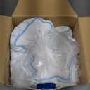 Ultra Thin Flat Pillows for Sleeping,Cooling Slim Memory Foam Pillow 2.75 in Height Ultra Thin Pillow,Low Profile Sleeper Pillows for Stomach Sleeper for Neck and Back Support Stomach Sleeping Pillow (Blue)