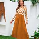 Women's Summer Floral Spaghetti Strap Long Maxi Dresses Low-Cut Bohemian Beach Sundress (Yellow, XL)