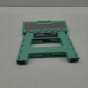 Flottian 11" Folding Step Stool for Adults and Kids Holds Up to 300 lbs,Non-Slip Folding Stools with Portable Handle, Compact Plastic Foldable Step Stool for Bathroom,Bedroom, Kitchen Teal