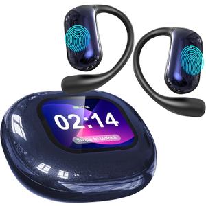 AI Real-Time Translation Earbuds,Wireless Earbuds,144 Languages Ear Buds,Two-Way Translator Earbuds, Ear pods Wireless,HD Sound Bluetooth Translating Earbuds for Travel, Business,Learning (Blue A)