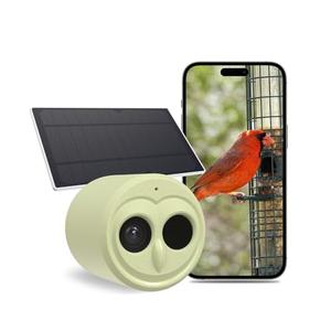 5G Bird Watching Camera, Hibird Smart AI Identify and Auto Capture 10000+ Bird Species IP66 Mini Wireless Watching Camera with Solar Panel, Ideal Gift for Birds Lover