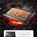 VEVOR Carbon Steel Griddle, Flat Top Plate, Griddle for BBQ Charcoal/Gas Gril with 2 Handles, Rectangular Flat Top Grill with Extra Drain Hole for Tailgating and Party