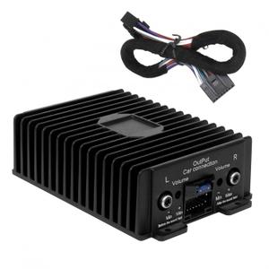 4-Channel Full-Range Amplifier, 80Wx4 Audio Modification Power Amplifier Digital Sound Processor Class A/B for Android Car Player