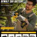 Electric Pruning Shears Compatible with Dewalt 20V Battery-Cordless Tree Pruner with Extension Pole-Brushless Motor 2-Inch Cutting Capacity-Tool Only for Fruit Trees-Orchard, Garden-Farm and Yard