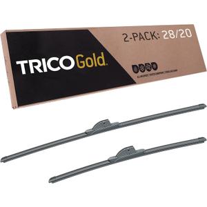 TRICO Gold (18-2820) 28 & 20 Inch Pack of 2 Automotive Replacement Windshield Wiper Blades for My Car Premium All Weather Beam Blade for Select Vehicle Models
