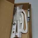 Patio Sliding Glass Door Handle Set with Mortise Lock 45 Keyway, Keyed Offset Position Zinc Diecast I/E Pull Handles, Fits 3-15/16" H.C., 1-3/8" to 2-1/4" Thick Doors, Non-Handed, White