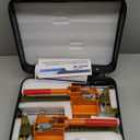 Heavy duty deck straightening tool - Quenched wear-resistant steel Deck board bending,With Precision Ratchet,Mechanism,Quick lock decks board tools function, Shock-Absorbing Grip,Spare Spring Kit (Medium, Orange)