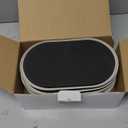 Reusable Large Furniture Movers Sliders for Carpet and Hardwood Floors-8 Pack 9-1/2" Oval Moving Pads Protector for Heavy Duty Sofa Bed Table Desk,Quickly and Easily Move Any Item, Beige