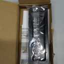 HBL' Pocket Door Hardware Set – 2 Recessed Flush Finger Pulls & 1 Edge Pull, Made of 304 Stainless Steel, Template Included, Black.