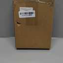 4x6 Picture Frame with Mat for 3.5x5, Wavy Edge Wooden Real Glass Photo Frame for Tabletop and Wall Hanging, White, 1 Pack