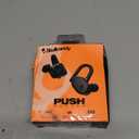 Skullcandy Push Active Wireless Earbuds, Bluetooth Headphones, Noise Isolating, 44 Hrs Battery, Secure-Fit Over-Ear Hanger, Sweat and Water Resistant, Microphone for iPhone Android - True Black/Orange