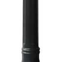 Durable Black Aluminum Lamp Post Base - 63" Height, Powder Coated Matte Black, Compatible with SLP227 & SML556