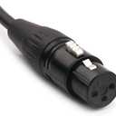 NANYI XLR Splitter Microphone Cable 2XLR Male to XLR Female Patch Cables 3-Pin Dual XLR Male to XLR Female Y Cable Adaptor mic Cable, DMX Cable, Patch Cords -5FT